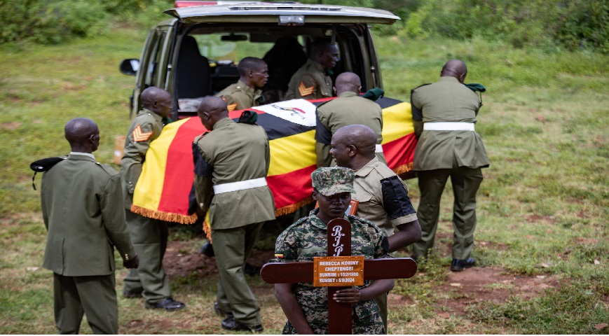 Rebecca Cheptengei's burial